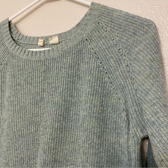 Anthropologie Moth Side Tunic coastal Pasadena Sweater dress cashmere blend XS - Picture 4 of 12